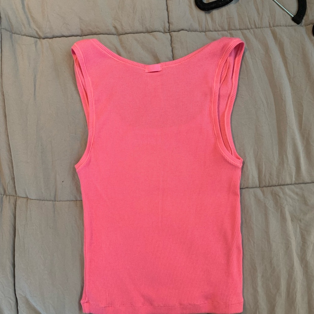 NWT Skims Ribbed Tank in Limited Edition Hot Pink - Picture 3 of 4
